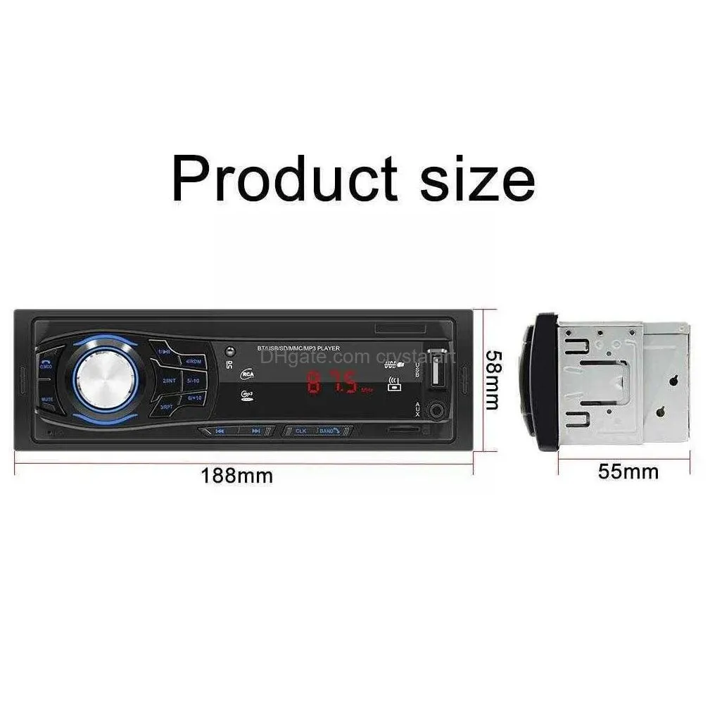 car radio usb mp3 player radio stereo player digital 12v in audio player usb/sd bluetooth multimedia fm car dash with aux m n6f5