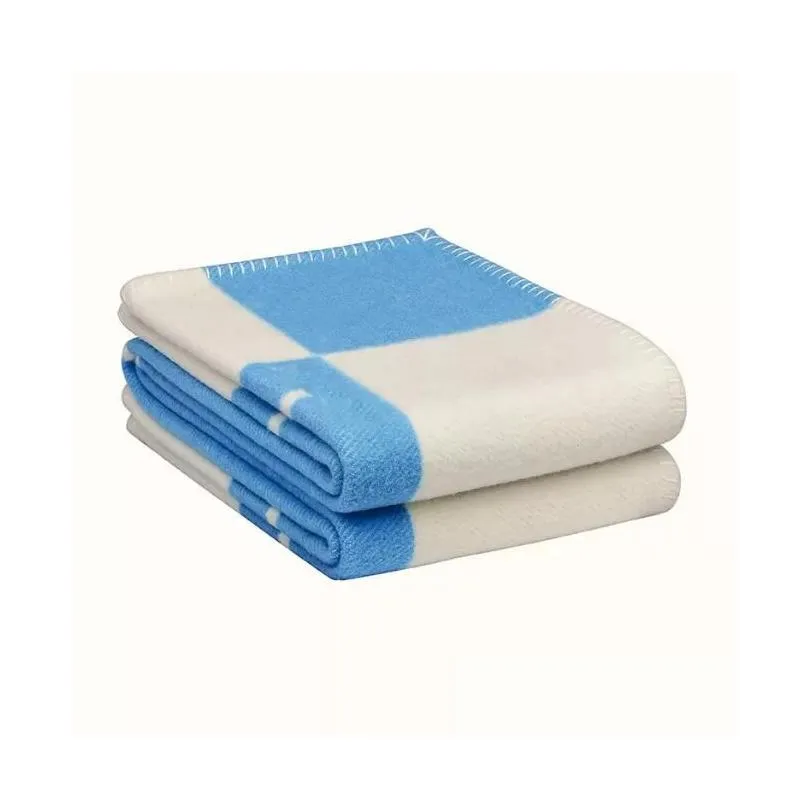 15 colors 140*170cm letter cashmere designer blanket soft wool scarf shawl fashion portable warm plaid sofa bed fleece knitted shawls