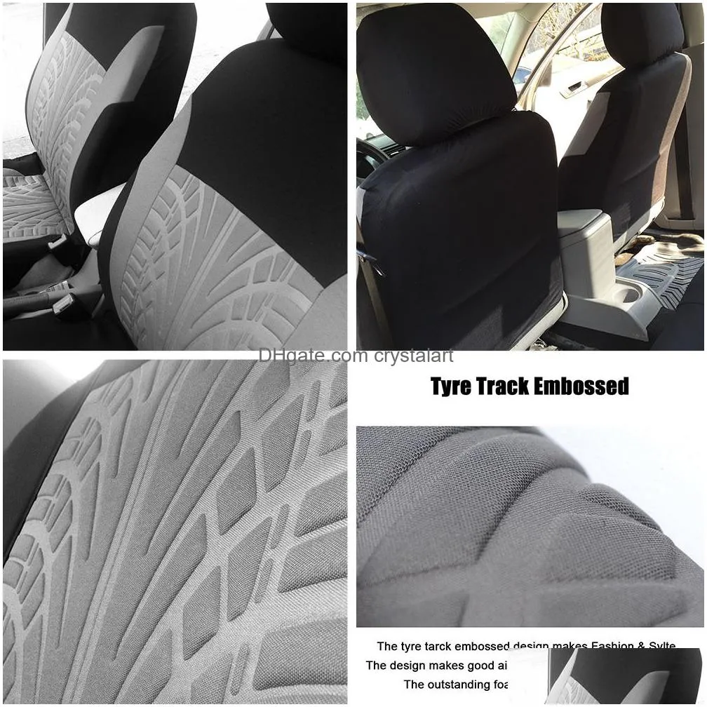 4/9pcs car seat covers set universal fit most cars covers gecko-pattern styling car seat protector four seasons