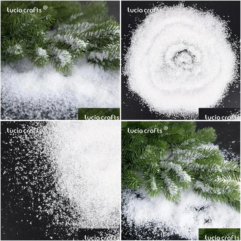 20g approx 1-10mm christmas decoration artificial plastic dry snow powder xmas gift home party diy scene props supply x0105