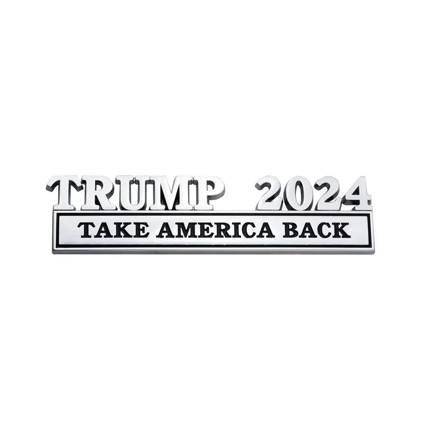 party decoration metal trump 2024 take america back car badge sticker 4 colors drop delivery home garden festive supplies event