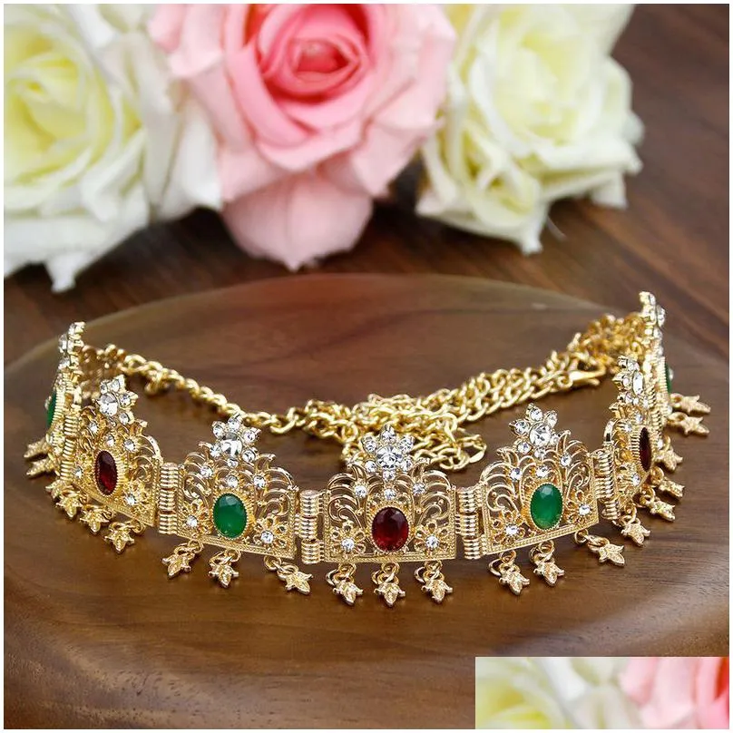 sunspicems algeria jewelry headband bride crown head dress bridal tiara princess queen diadem party wedding hair bijoux gift 220805