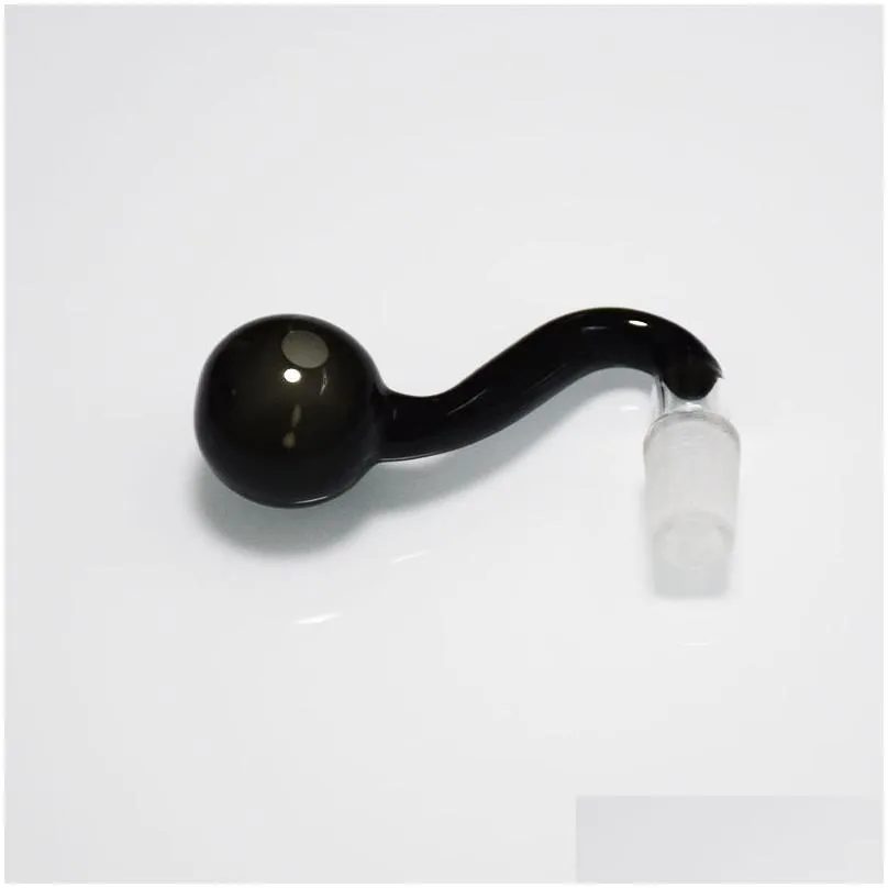 14mm male joint colorful glass bowls pyrex glass oil burner pipe tobacco 30mm big bent bowl hookah adapter thick bong pipes gray black pink blue smoking shisha