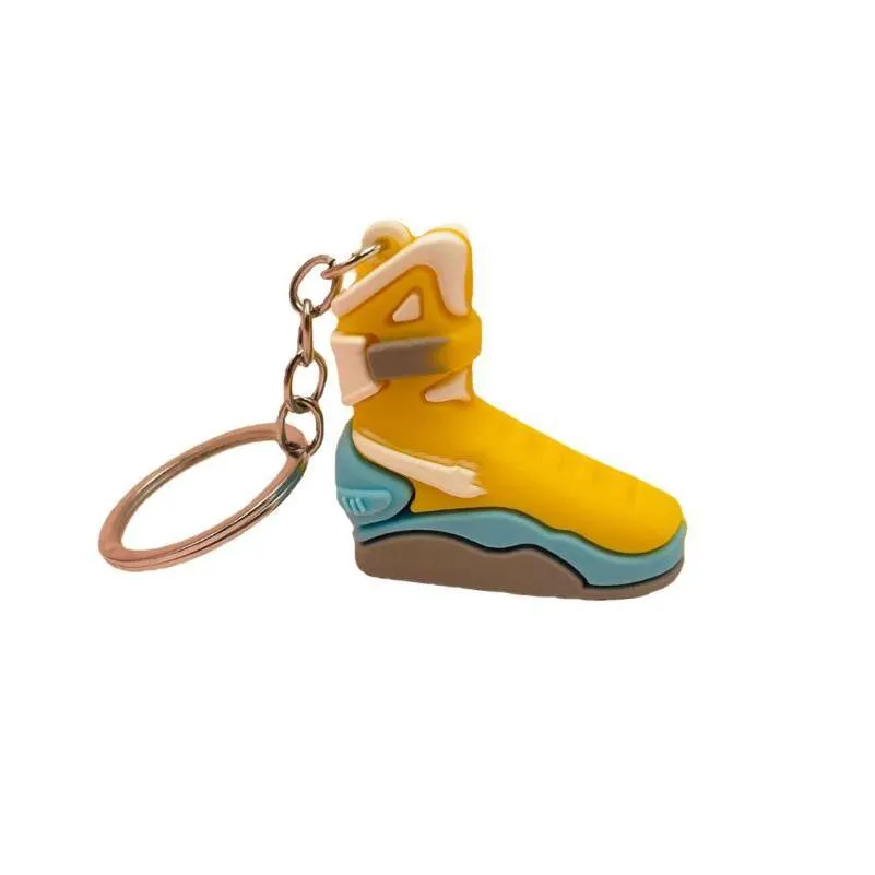 designer simulation three-dimensional shoes keychain cute fashion 3d sneakers modeling keychains for men women children bag key