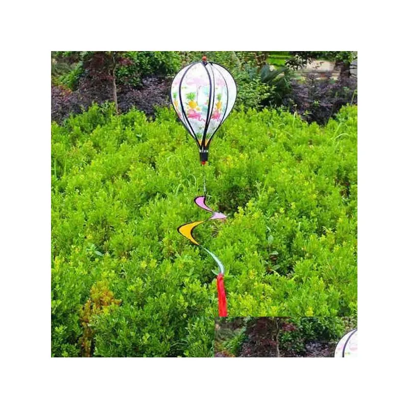 hot air balloon windsock decorative outside yard garden party event decorative diy color wind spinners new