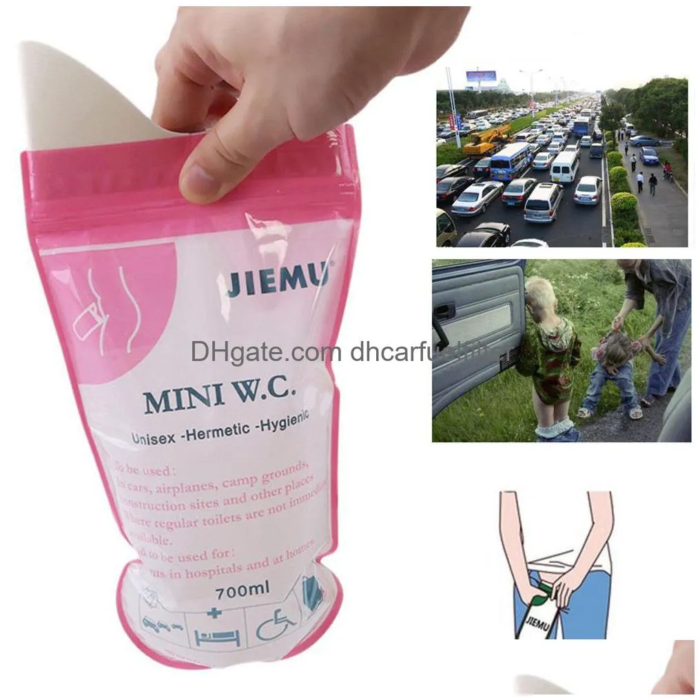  outdoors urine bags camping pee-bags portable urinal bag emergency car vomit-bags mini mobile toilets disposable