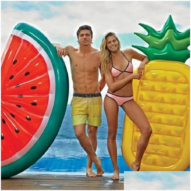 party inflatable swimming ring  rainbow pizza banana pool lounge adult pool float mattres life buoy raft swimming water pool toys