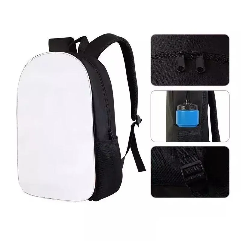 sublimation diy backpacks blank other office supplies heat transfer printing bag personal creative polyester school student bag new