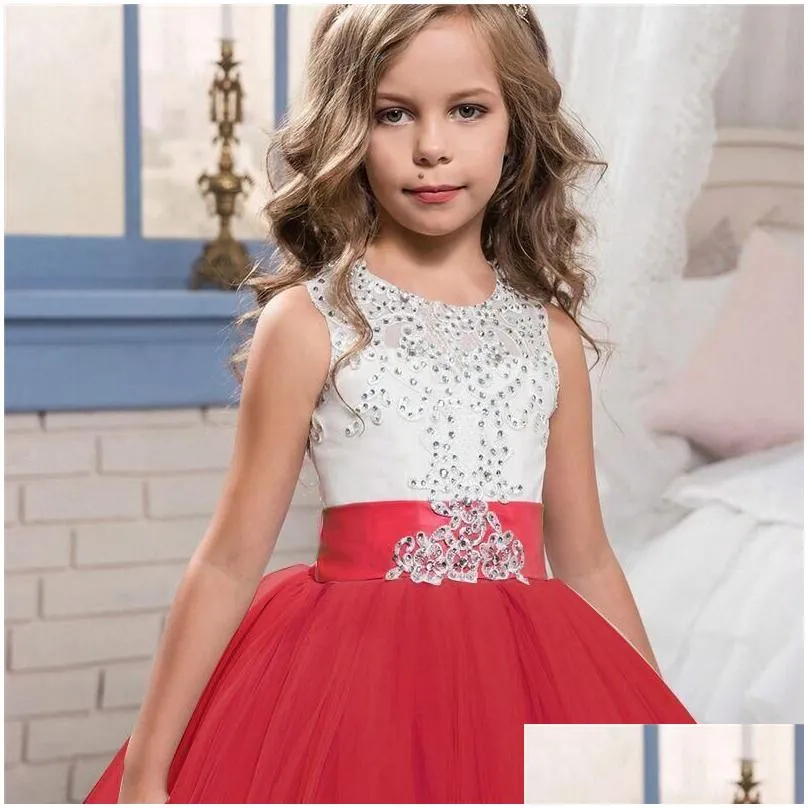 Girls Elegant Christmas Princess Dress Ankle-Length Lace Ball Gown for 6-14  Years from Dhgate Girl's Dresses - price 20.18
