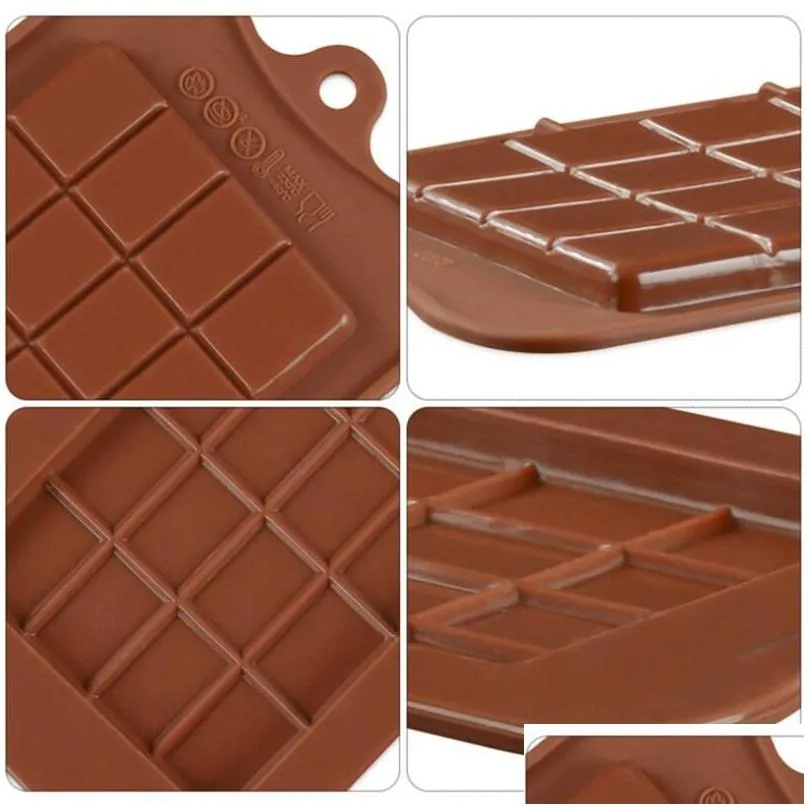 24 grid square chocolate mold silicone mold dessert block mold bar block ice silicone cake candy sugar bake mould lx2747