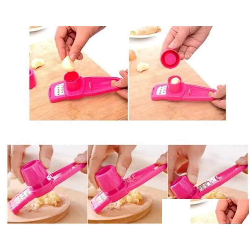 multifunctional ginger garlic press grinding grater planer slicer mini cutter kitchen cooking gadgets tools utensils accessories to278