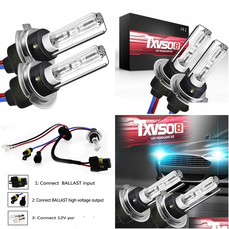 Xenon Kits 2pcs 12V 35W H7 HID Conversion Kit Bulb Auto Car Headlight Lamp 4300k 5000K 6000k 8000K 10000K 12000K1