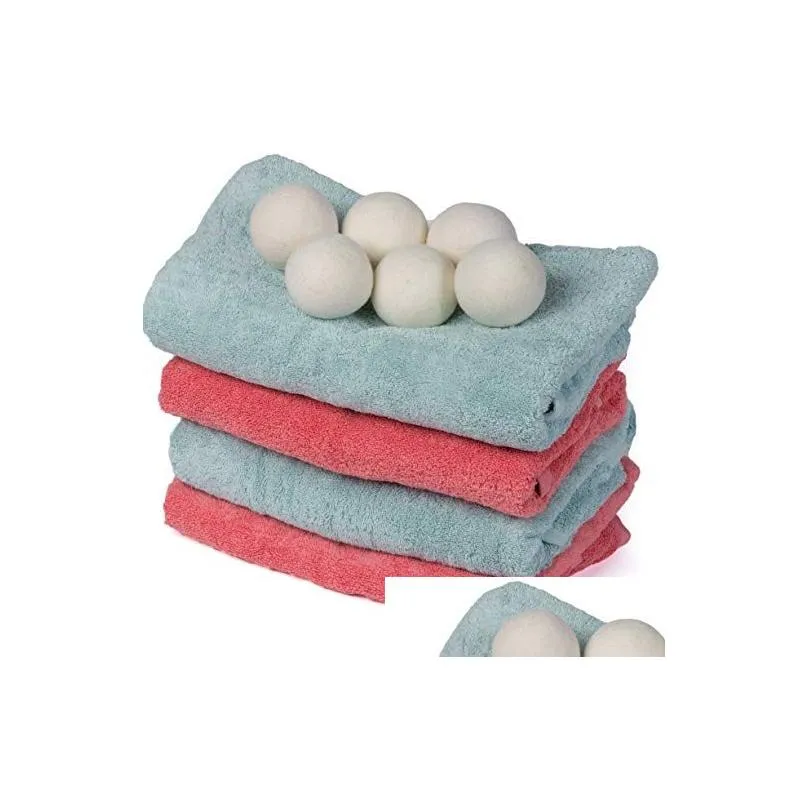 7cm Wool Dryer Balls Natural Fabric Softener 100% Organic Reusable Ball Laundry Dryer Balls For Static Reduces Drying Time