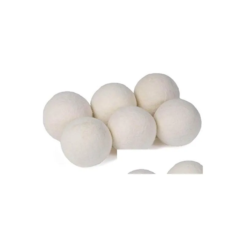 7cm Wool Dryer Balls Natural Fabric Softener 100% Organic Reusable Ball Laundry Dryer Balls For Static Reduces Drying Time
