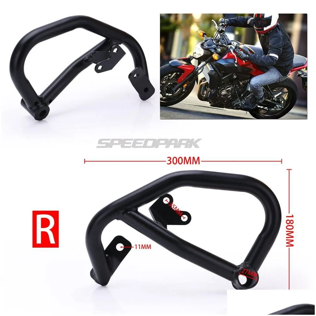 Bumper Guard Crash Bars Protector Steel for MT07 MT-07 2013-2020 FZ07 FZ-07 2020-2020 Motorcycle