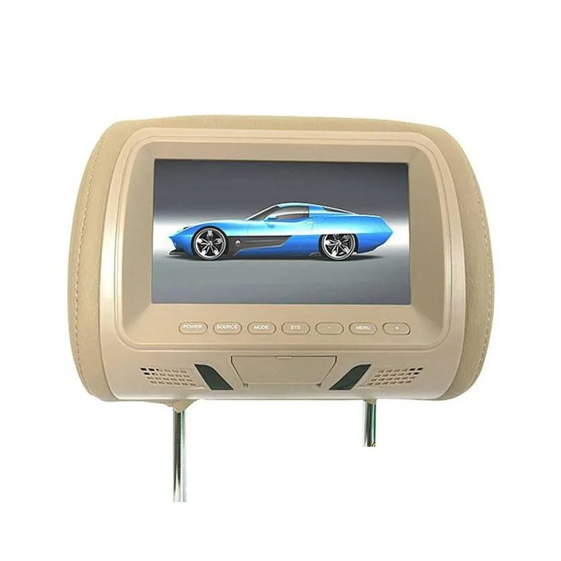 Car Video Automotive General 7-inch Rear Headrest HD Digital Screen Liquid Crystal Display DVD Player1