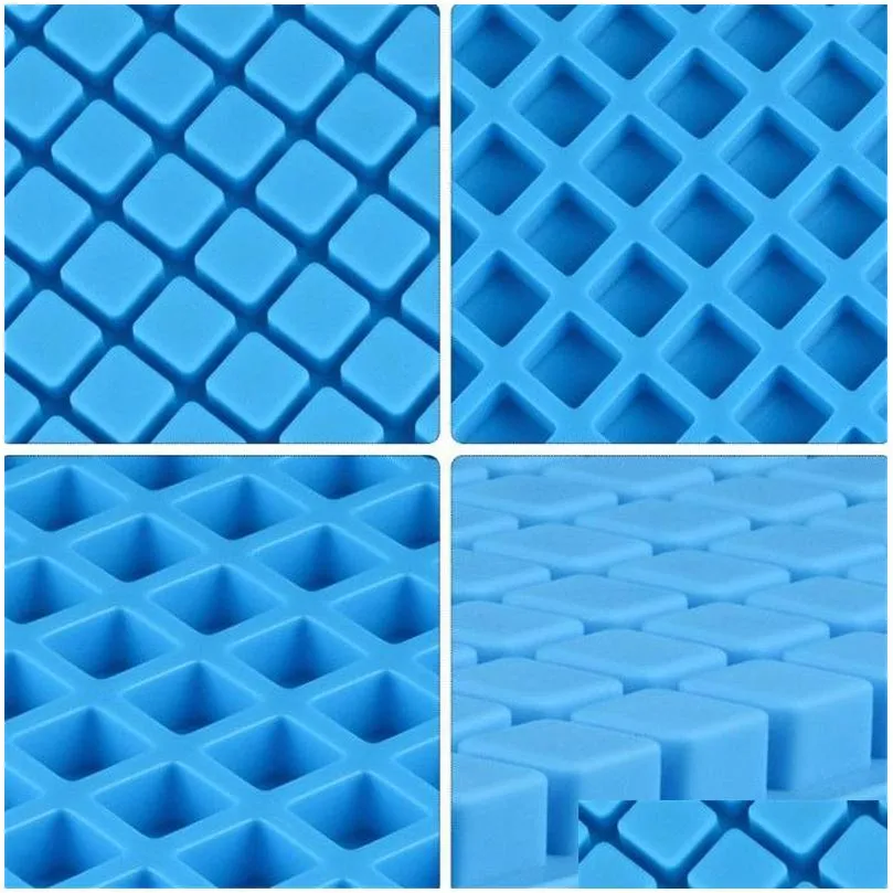 summer silicone ice molds 126 lattice portable square cube chocolate candy jelly mold kitchen baking supplies dc611