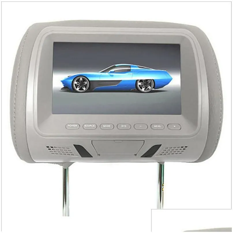 Car Video Automotive General 7-inch Rear Headrest HD Digital Screen Liquid Crystal Display DVD Player1