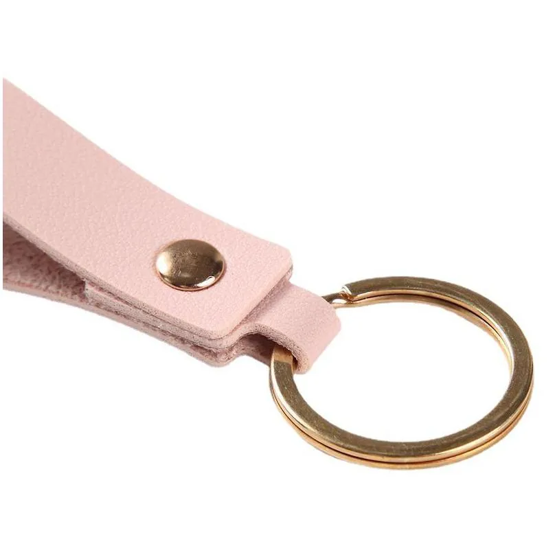 dhl fashion pu leather keychain casual strap lanyard key chain waist wallet keychains car keyring keyholder jewelry gift