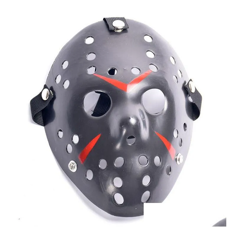 2020 Black Friday Jason Voorhees Freddy hockey Festival Party Full Face Mask Pure White PVC For Halloween Masks DH9484