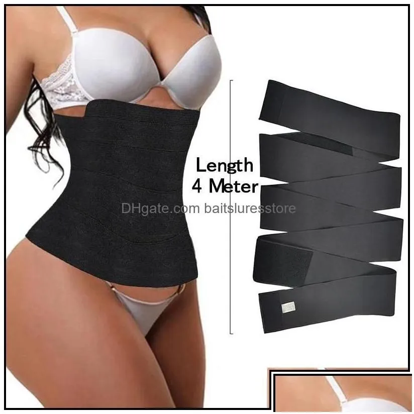 Waist Support Updated Version Trimmer Belt Vs Feelingirl Trainer For Women Sauna Belts Tummy Wrap Eter 4Meter 5Me Dhmef