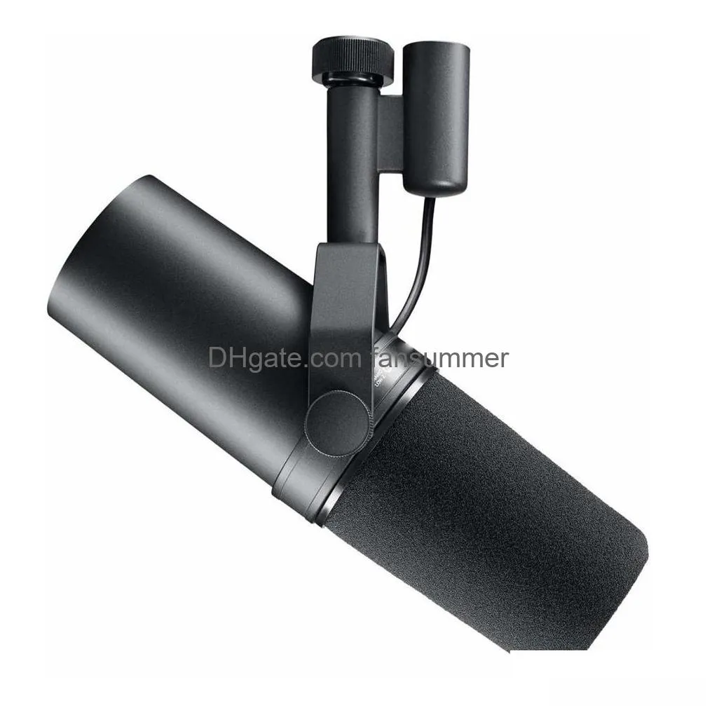 high quality cardioid dynamic microphone sm7b 7b studio selectable frequency response microphone for  live stage recording