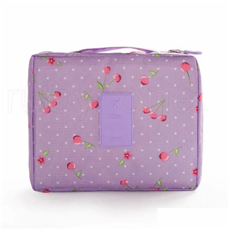 Multi-function Waterproof Cosmetic Makeup Bag With Handle Comfortable Inner Pocket Storage Bag Travel Toiletry Bag RRA1067