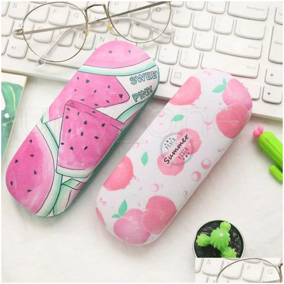 Cartoon Sun Glasses Box Fruit Printing Glass Eyewear Box Fashion Glasses Package Sunglasses Box 8styles RRA1905