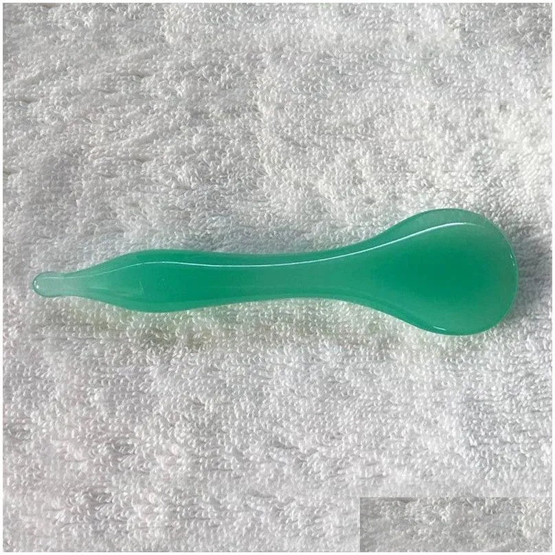 Resin Beeswax Gua Sha Massage Wand Acupoint Pen Crystal Guasha Massager for Eye Face Acupuncture Stick Anti-Aging Beauty SPA Therapy