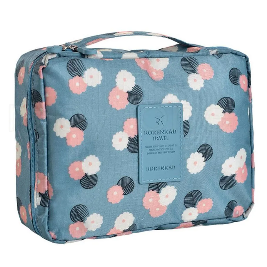 Multi-function Waterproof Cosmetic Makeup Bag With Handle Comfortable Inner Pocket Storage Bag Travel Toiletry Bag RRA1067