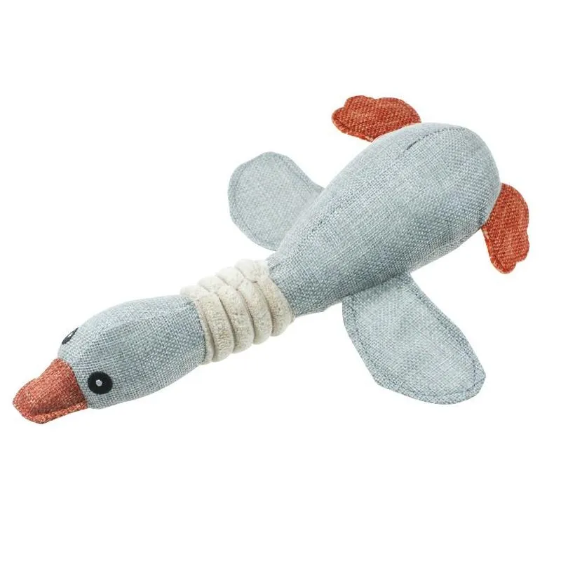 pet dog toy cute wild geese dog squeak toys funny sound duck cat puppy plaything bite chew squeaker educational interaction toys