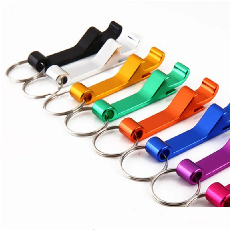 dhl aluminium portable can opener key chain ring restaurant promotion gifts kitchen tools birthday gift party supplies