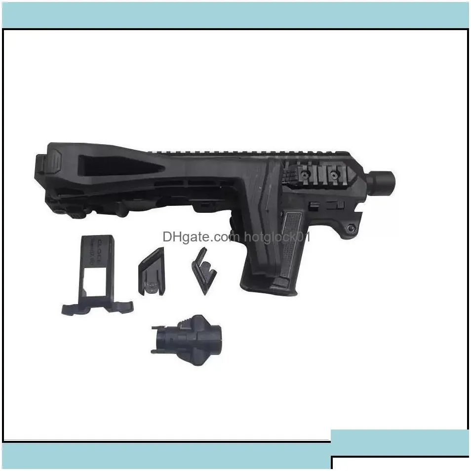 Others Tactical Accessories Toys Pi G19/17/20 Kit 20/20 Carbene Modified Nylon Rear Bracket Accessories Empty Hanging Back Trip Model