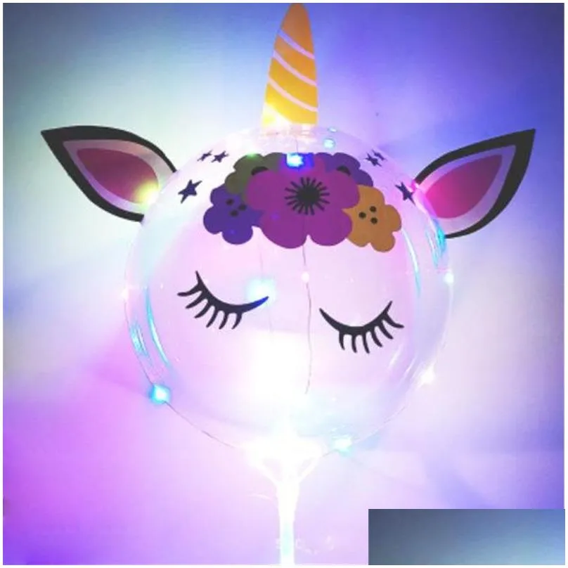 New Bobo Ball Light Led Line String Balloon Light DIY Transparent Glowing Party Decoration Lighting Great for Children Toy Gift