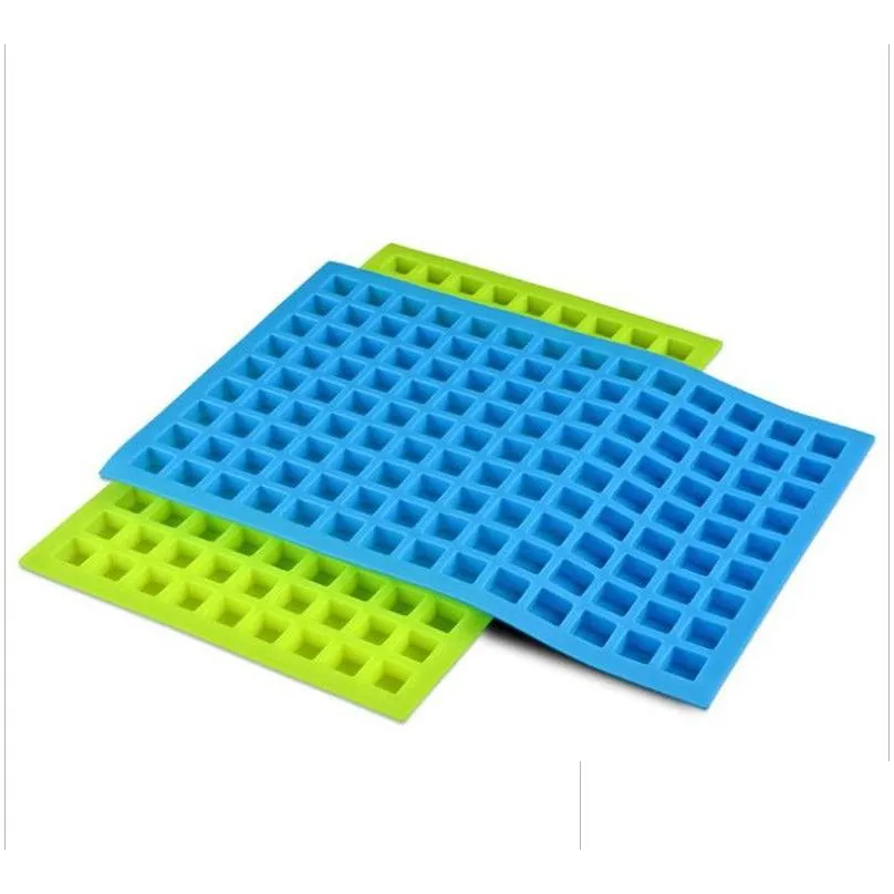 summer silicone ice molds 126 lattice portable square cube chocolate candy jelly mold kitchen baking supplies dc611
