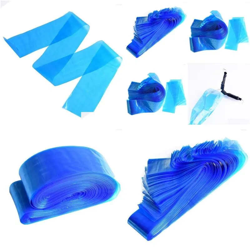 Tattoo Supplies 100Pcs/pack Disposable Blue Clip Cord Sleeves Bags Covers For Machine Accessory Permanent Makeup