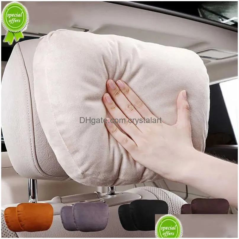 top quality car headrest neck support seat /  design s class soft universal adjustable car pillow neck rest cushion