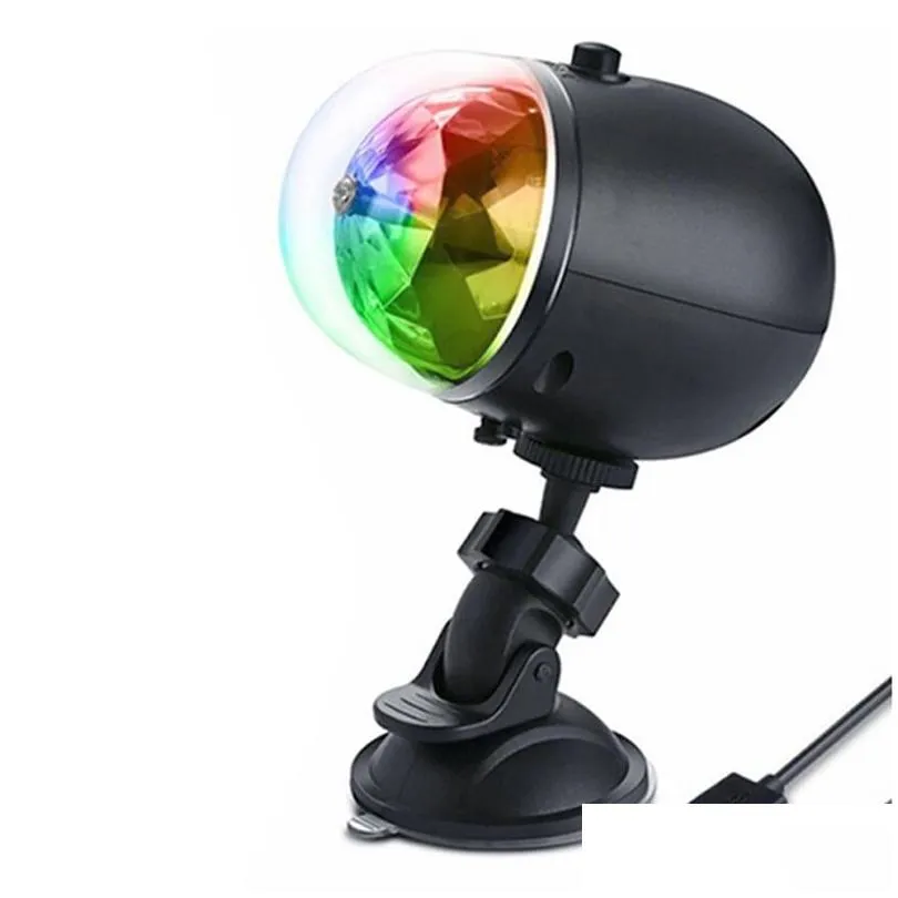 Portable Laser Stage Lights RGB Disco Ball Party Lights Mini DJ Laser for Christmas Party Home Wedding Club Projector