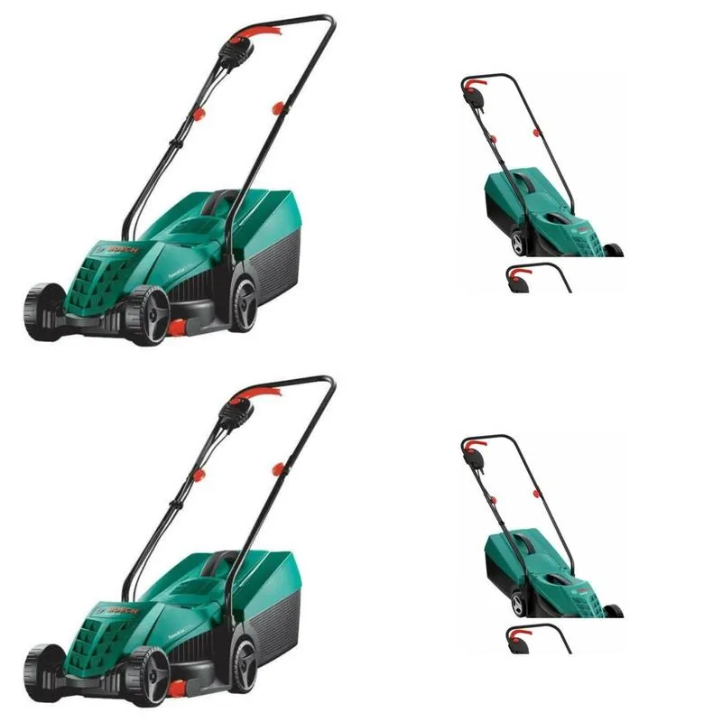 brand  rotak 32 r 1200w 32cm electric rotary lawn mower 240v 10m cable2655179