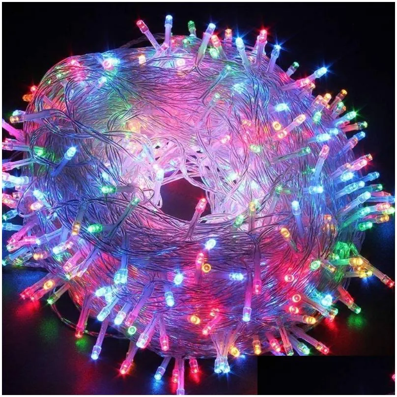 Twinkle Fairy Light Decoration LED Lights 5M50LEDs Battery powered Christmas Lights for Party Garden Crafts(RGB/Warm light)