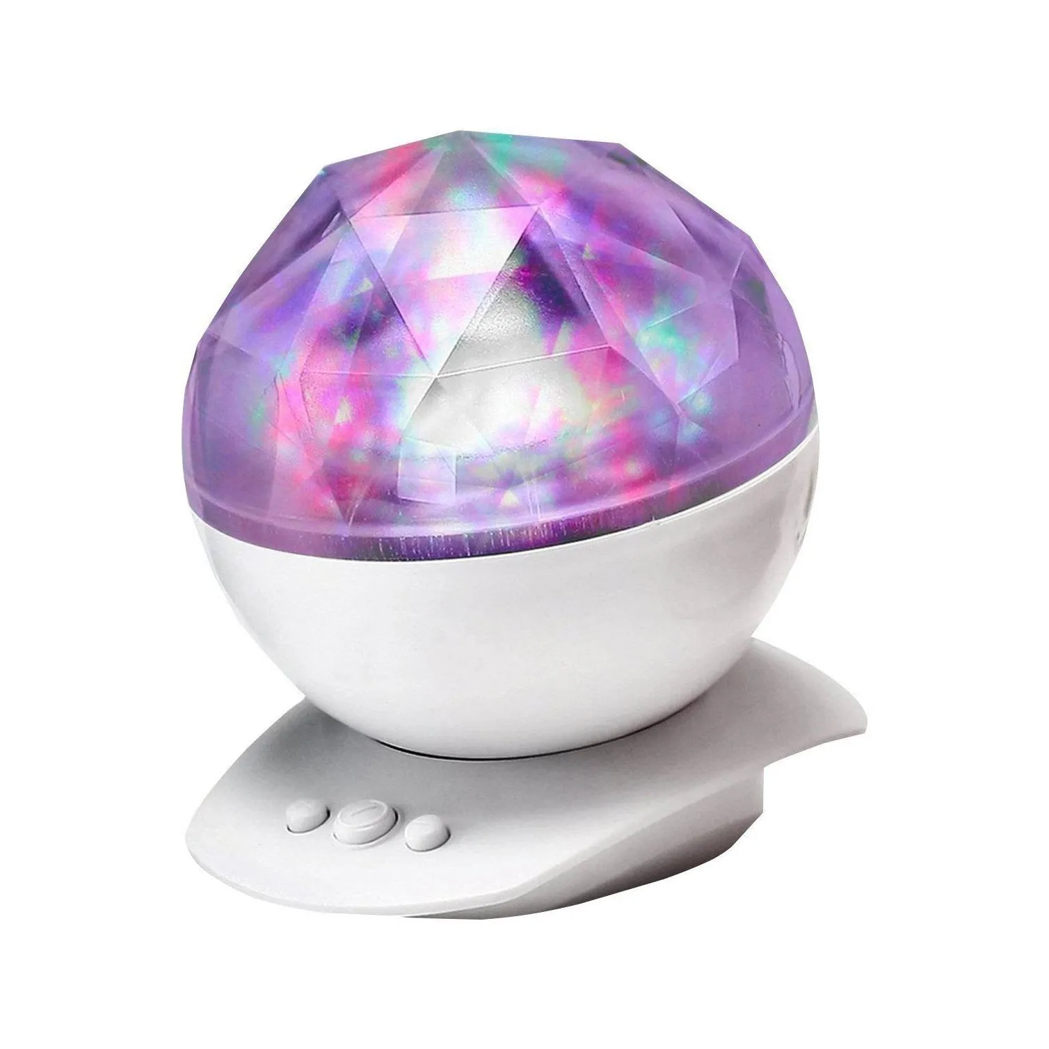 Diamond Aurora Borealis LED Projector Lighting Lamp Color Changing 8 Moods USB Light Lamp With Speaker Novelty Light Gift