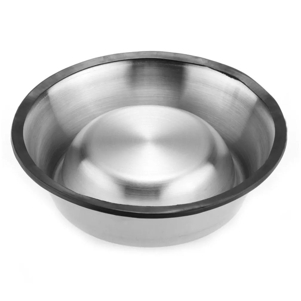 Stainless Dog Bowl Pets Steel Standard Pet Dog bowls Puppy Cat Food or Drink Water Bowl Dish 77