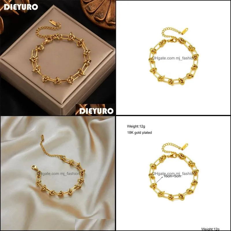 316L Stainless Steel Gold Silver Color Chain Bracelet For Women Classic Rust Proof Fashion Girl Wrist Jewelry Gift 220726