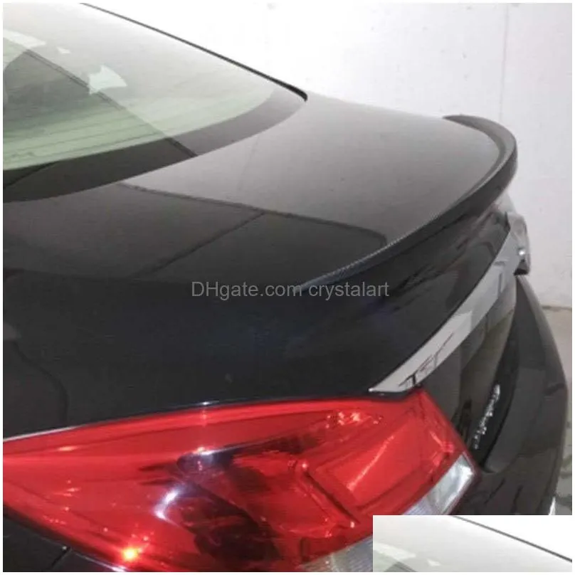 1.2m universal tail spoiler carbon fiber trunk diy car-styling refit rear trunk for auto accessories roof spoiler