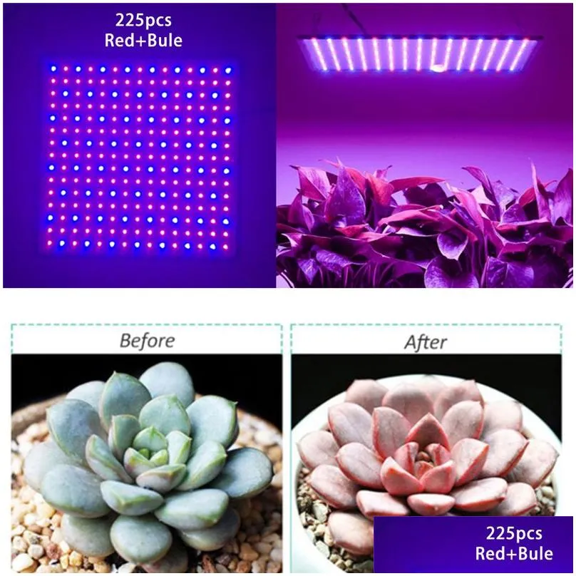 Full Spectrum Grow Light 1000W LEDs Panel Plant Lights AC85-265V Indoor Growth Flowers LED Herbaceous Plants Tent Lamps