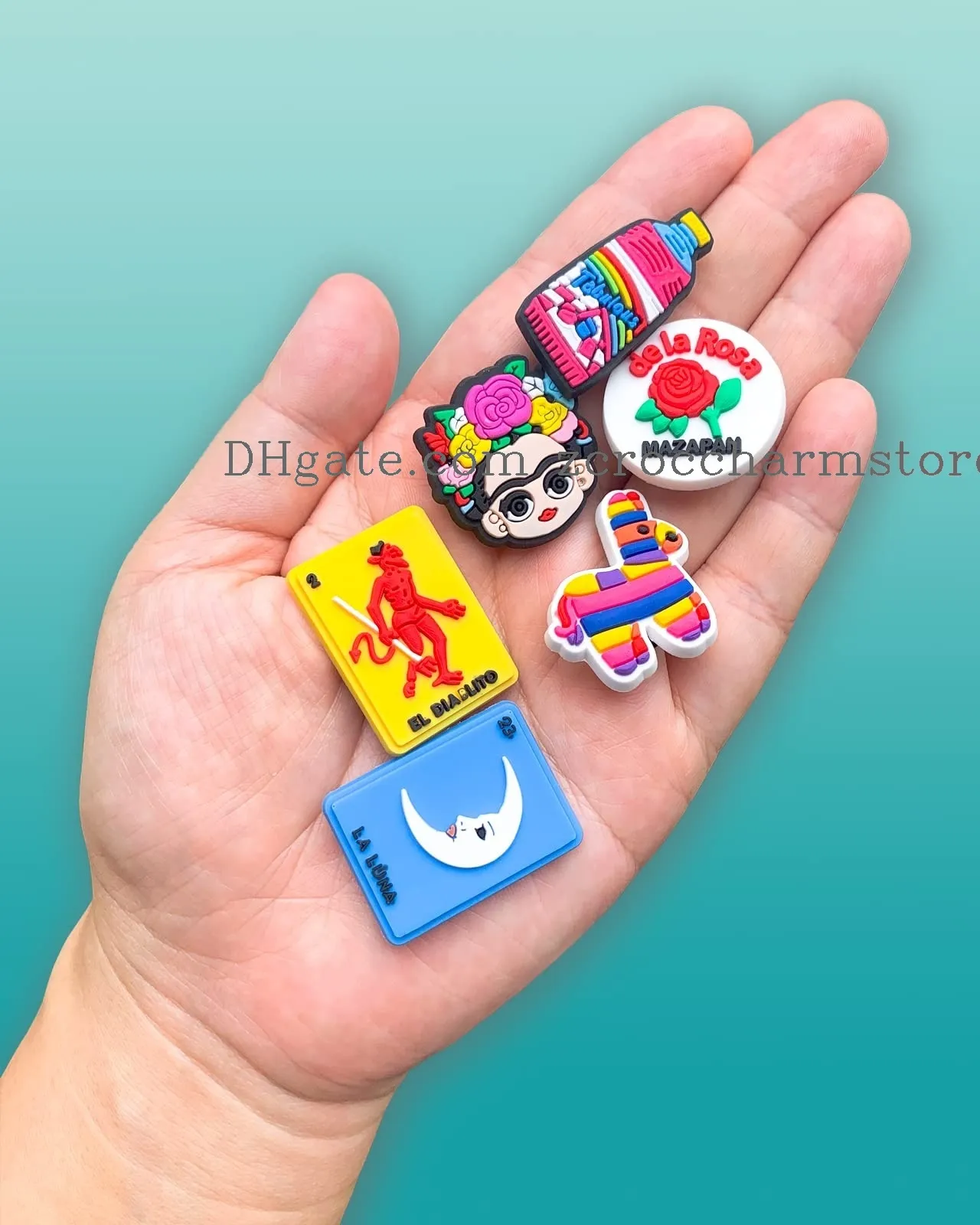 mexican inspired charms fits for clog sandals shoes decoration accessories charms for adult men women party favor gifts