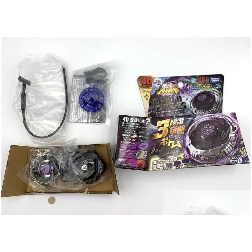 TOMY BEYBLADE METAL FUSION BB122 4D NEMESIS X DLauncher 220718