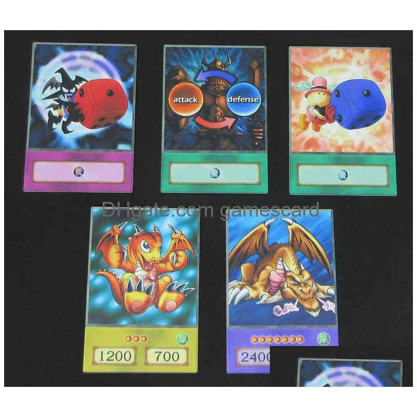 20pcs/set joey wheeler anime style cards katsuya jonouchi signature card jinzo time wizard yugioh dl classic monstar orica g220311