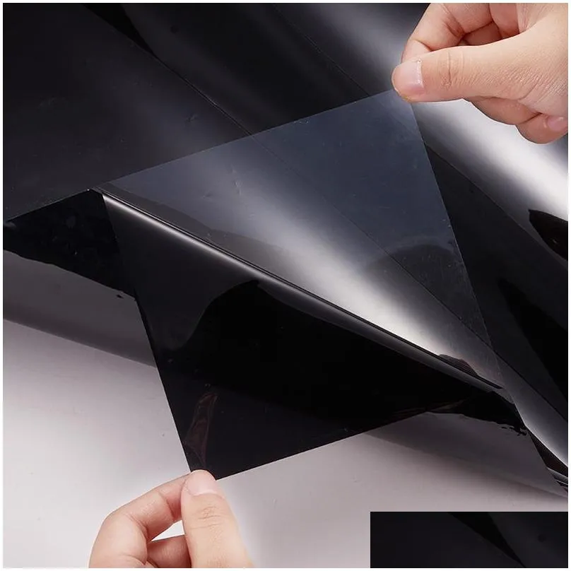 6M*0.5M Car Window Protective Film Black Tint Tinting Roll Kit VLT 8%,15%,25%,35%,50% UV-Proof Resistant for Auto