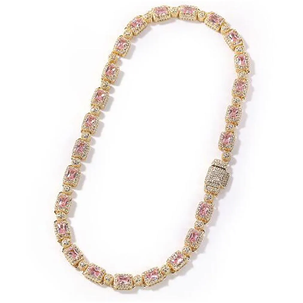 icy zircon diamonds tennis chain 16